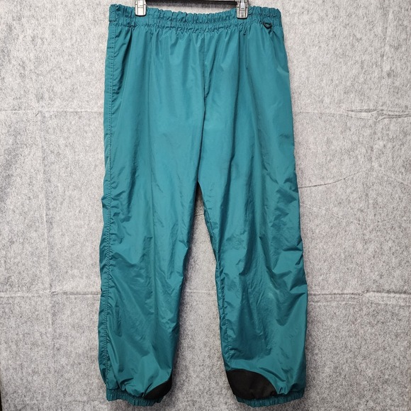 Vintage Columbia Snow Pants Mens XL Green Lined Back Pocket Outdoors Skiing - Picture 2 of 14